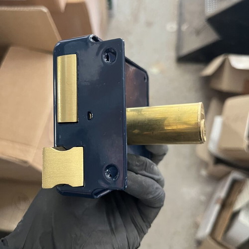 Domus Rim Lock with Left Strike Plate New