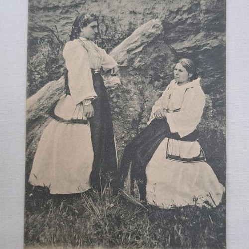 Old postcards used