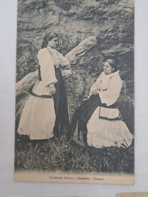 Old postcards used