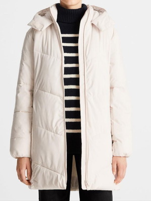 Μπουφάν Oysho Primaloft off-white σαν καινούργιο, λεπτό puffer