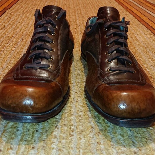 Kenzo elegant shoes like new, size 43, leather and fabric
