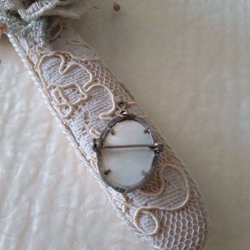 Silver cameo pendant 800 grade used with marcasites