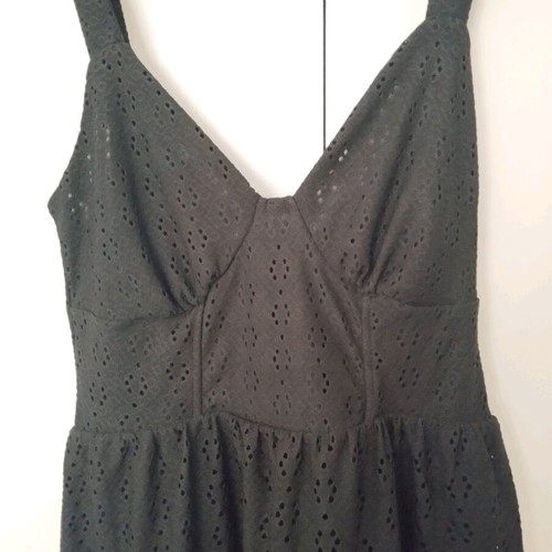Black short dress Terranova new, size S with lining