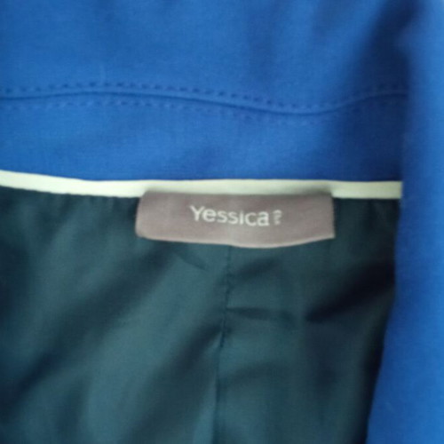Blue tailored jacket like new, fits Medium and Large