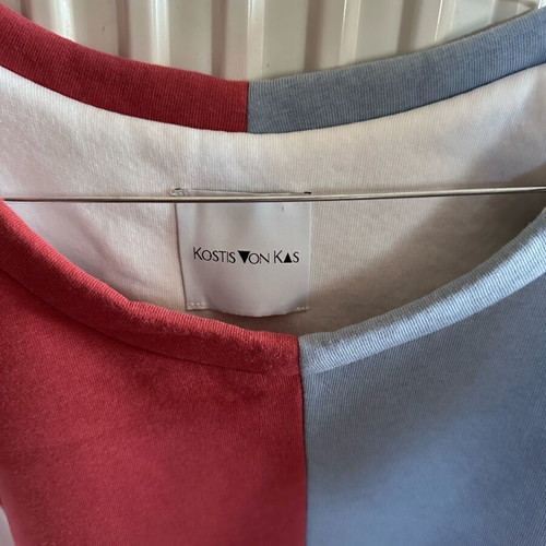 Kostis Vonkas oversized women's sweatshirt like new, multicolor
