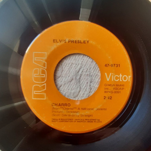 Elvis Presley Memories / Charro 7" US σινγκλ, RCA Victor 1969