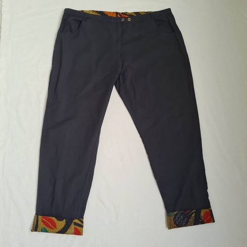 Gudrun Sjoden women's boho pants like new, gray, XXL-4XL