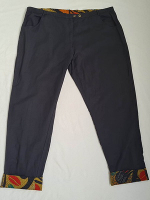Gudrun Sjoden women's boho pants like new, gray, XXL-4XL