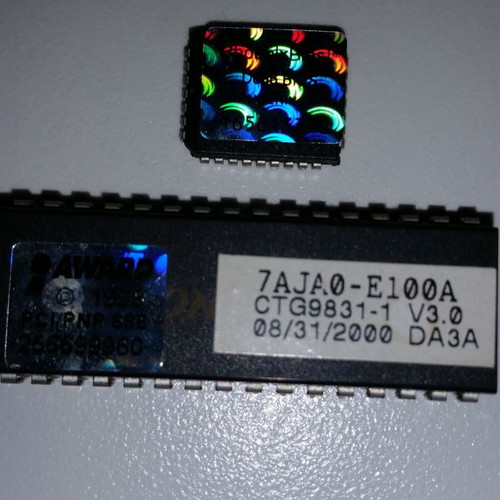 BIOS EPROM chips used, set of 2, functional