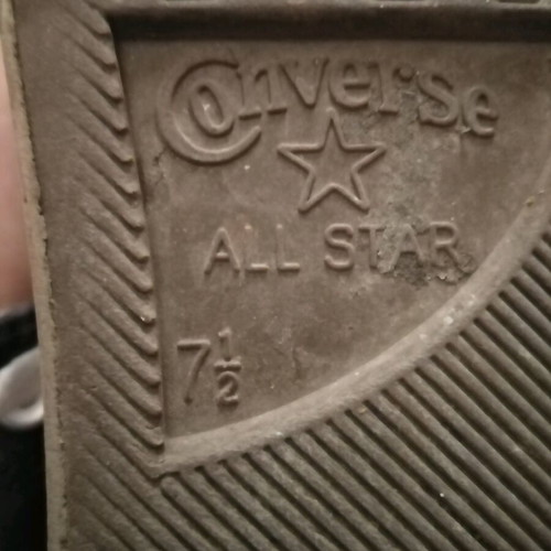 Converse All Star women's boots size 40.5 used, black and white