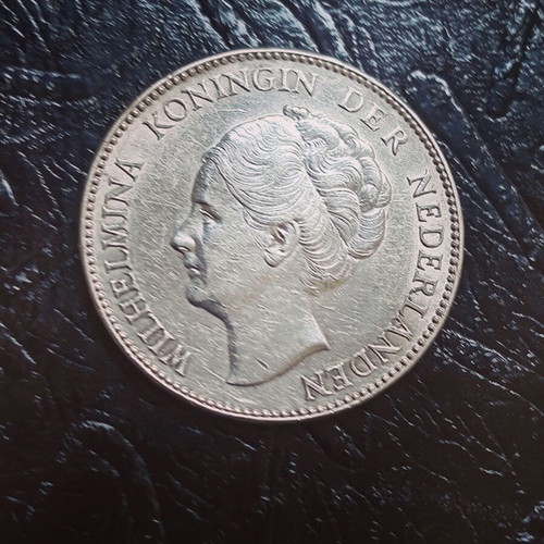 1 Gulden Netherlands 1931 silver coin like new, 10 grams
