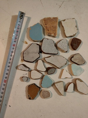 Mosaic pieces used, pack B