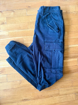 Cargo pants H&M black used, size M