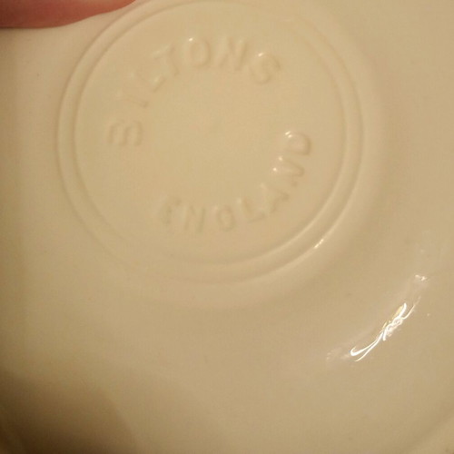 Biltons England coffee saucers used, vintage pack of two