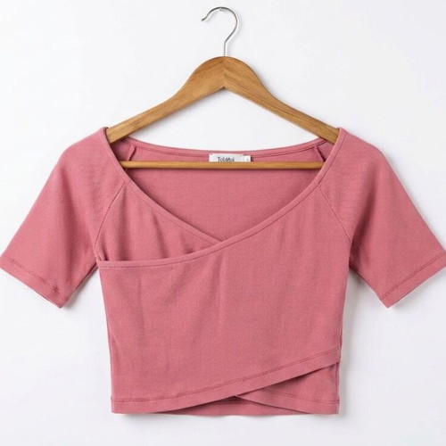 Toi&Moi crop top like new, pink, size L