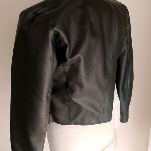 Women's biker jacket used, size Small, black