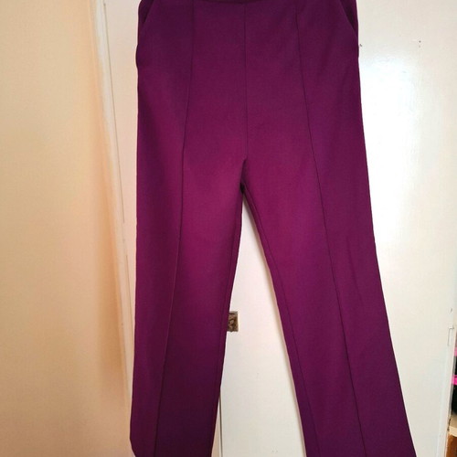 Karavan purple suit set like new, jacket M/L and large trousers