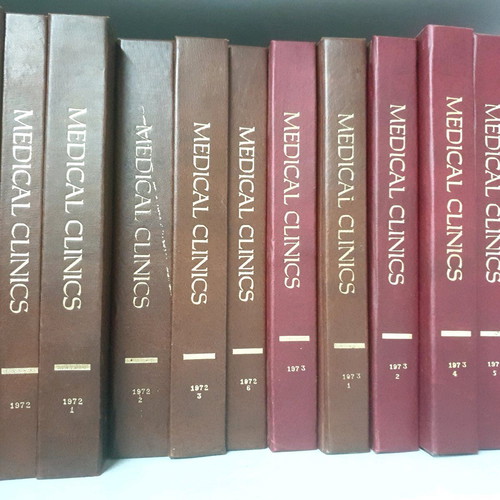 Medical Clinics medical books new, 16 volumes