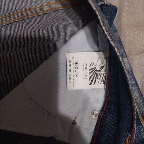 Acerbis denim bermuda shorts like new, size 34, blue