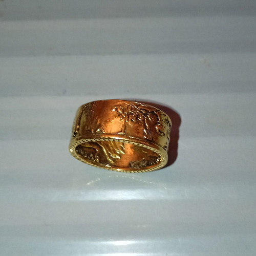 Liberty 1945 Ring New Gold Plated Vintage Style