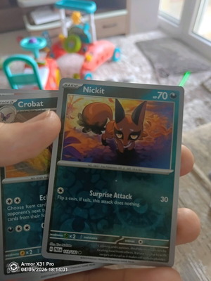Pokemon Nickit (PAR 119) like new, Paradox Rift