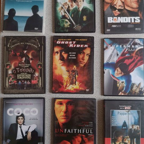 DVD collection like new, 50 discs with subtitles