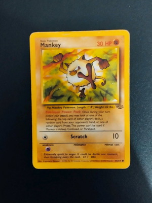Pokemon Card Mankey σε καλή κατάσταση