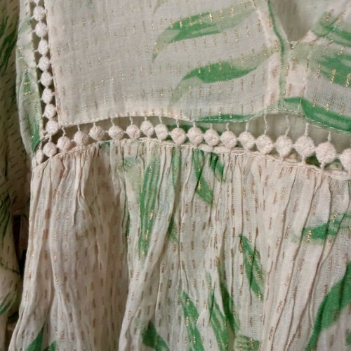 Nisó tropical print boho dress size M like new