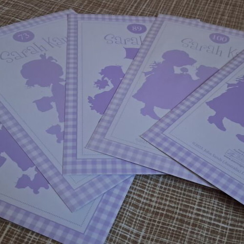 Sarah Kay collectible cards set of 5 like new
