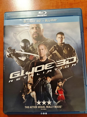 G.I. Joe Blu-ray 3D & 2D like new with Greek subtitles