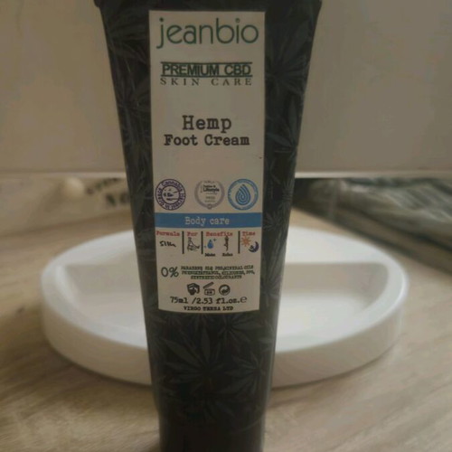 Jean Bio Hemp foot cream with hemp new