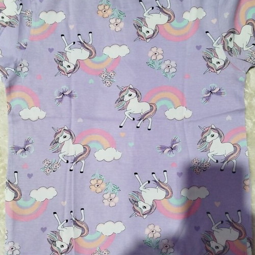 Unicorn short-sleeve top and leggings 140 cm like new, H&M