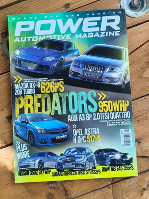 Power Automotive Magazine τεύχος "Predators" με αυτοκίνητα υψηλών επιδόσεων