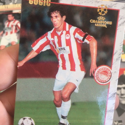 Golden Olympiakos Champions League 98 Cards like new, vintage