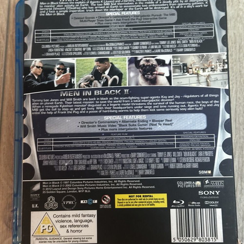 Men in Black Double Pack Blu-Ray used with Bulgarian and Greek subs