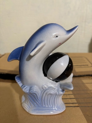 Decorative dolphin piggy bank new