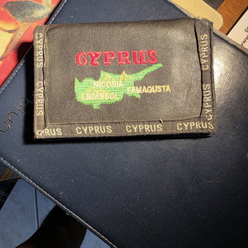 Wallet Cyprus used, many pockets