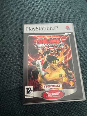Tekken 5 Playstation 2 platinum like new with manual