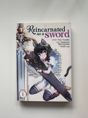 Reincarnated as Sword Vol.1 manga like new, English