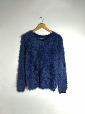 Esmara knitted blouse used, size S, blue