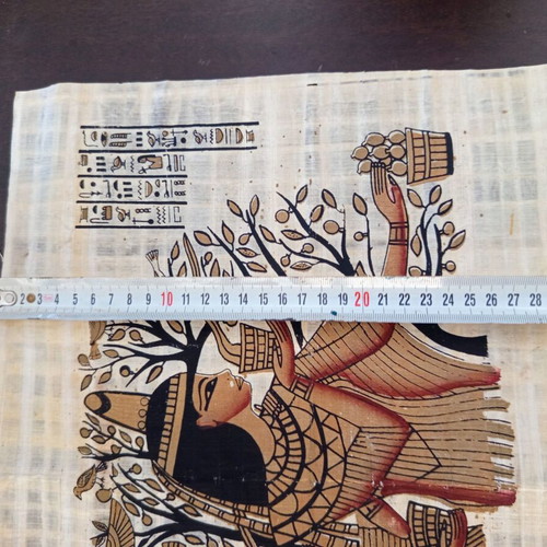 Authentic Egyptian Papyrus handmade, like new, 41x31 cm