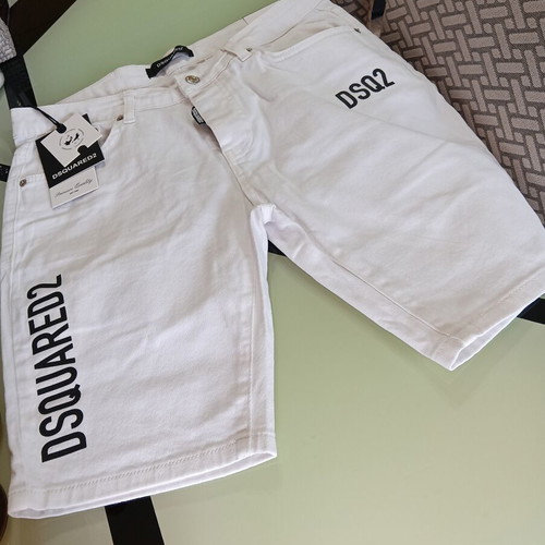 Dsquared2 White Denim Shorts W32 New