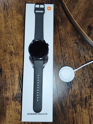 Xiaomi Watch S5 smartwatch with charger and box