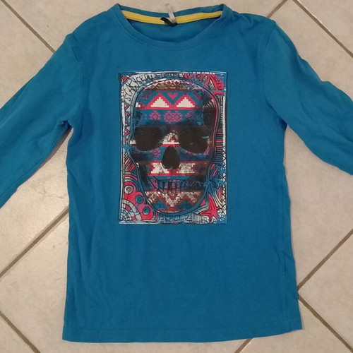 Pack of 4 used boys' shirts 8-10 years H&M, Disney, Orchestra
