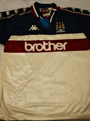 Manchester City 1997-1999 XL jersey new authentic