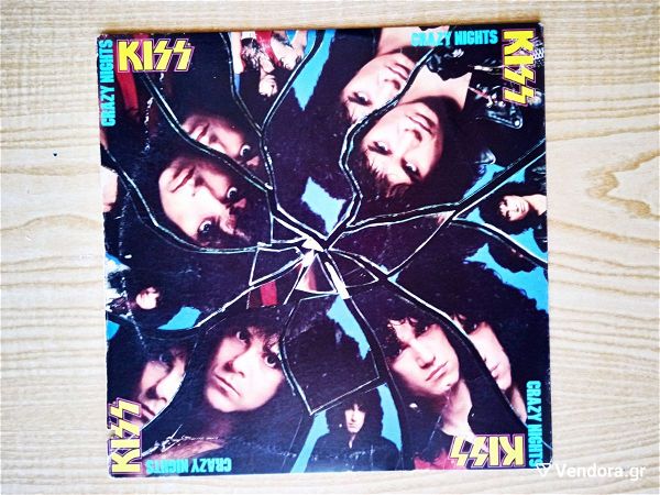  KISS - Crazy Nights (1987) diskos viniliou Glam, Hard Metal Rock