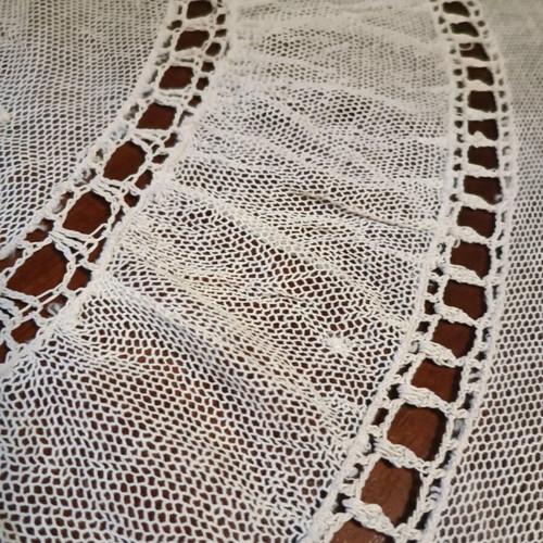 Handmade antique tablecloth like new