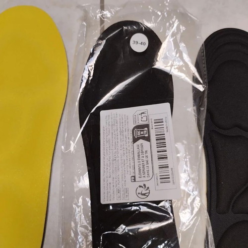 Shoe insoles 39/40, 2 pairs, anatomical, comfortable