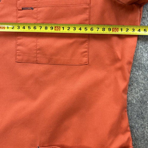 Dickies T-shirt medium used orange medical nurse top with pockets