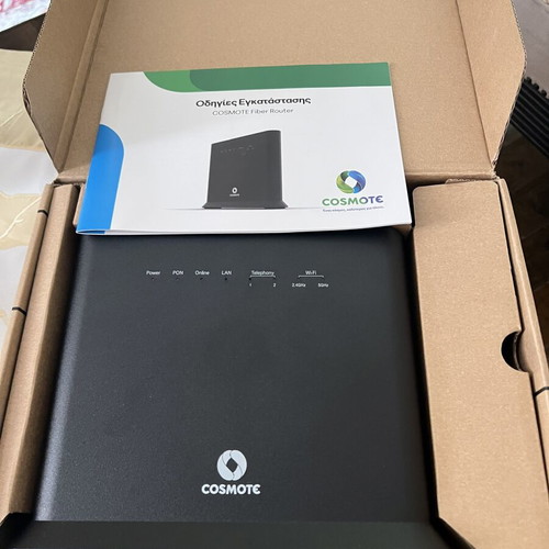 Fiber router new with accessories for over 1000 Mbps